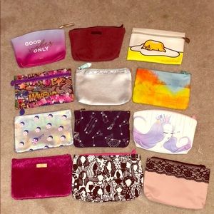 12 Never Used Ipsy Makeup Bags